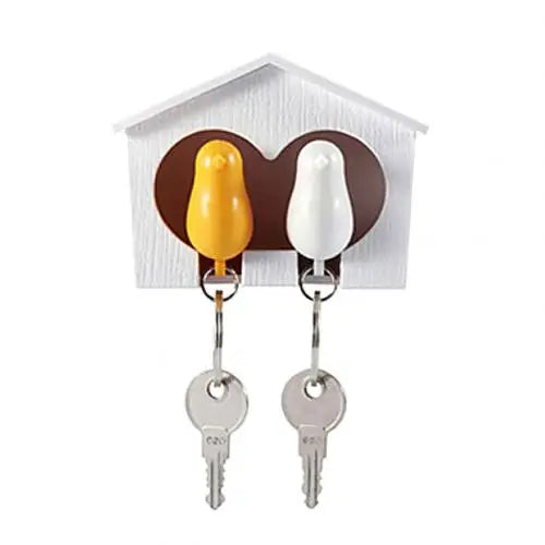 2Pcs Magnetic BirdHouse Key Holder