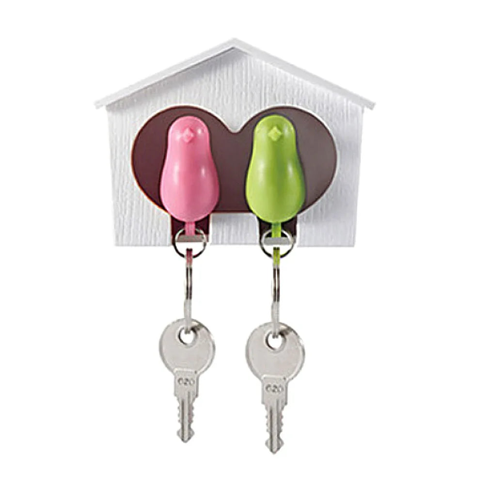 2Pcs Magnetic BirdHouse Key Holder