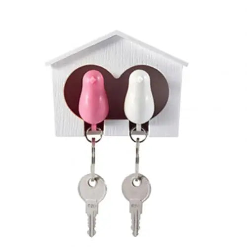 2Pcs Magnetic BirdHouse Key Holder
