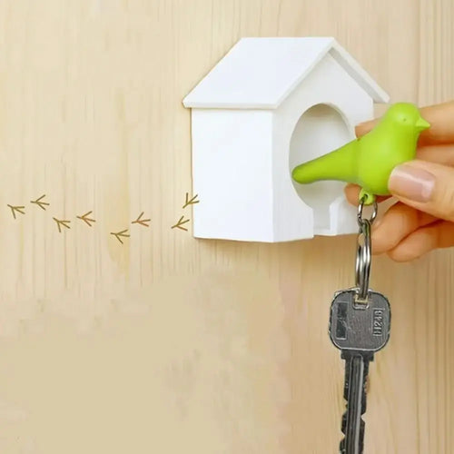 Single Magnetic BirdHouse Key Holder