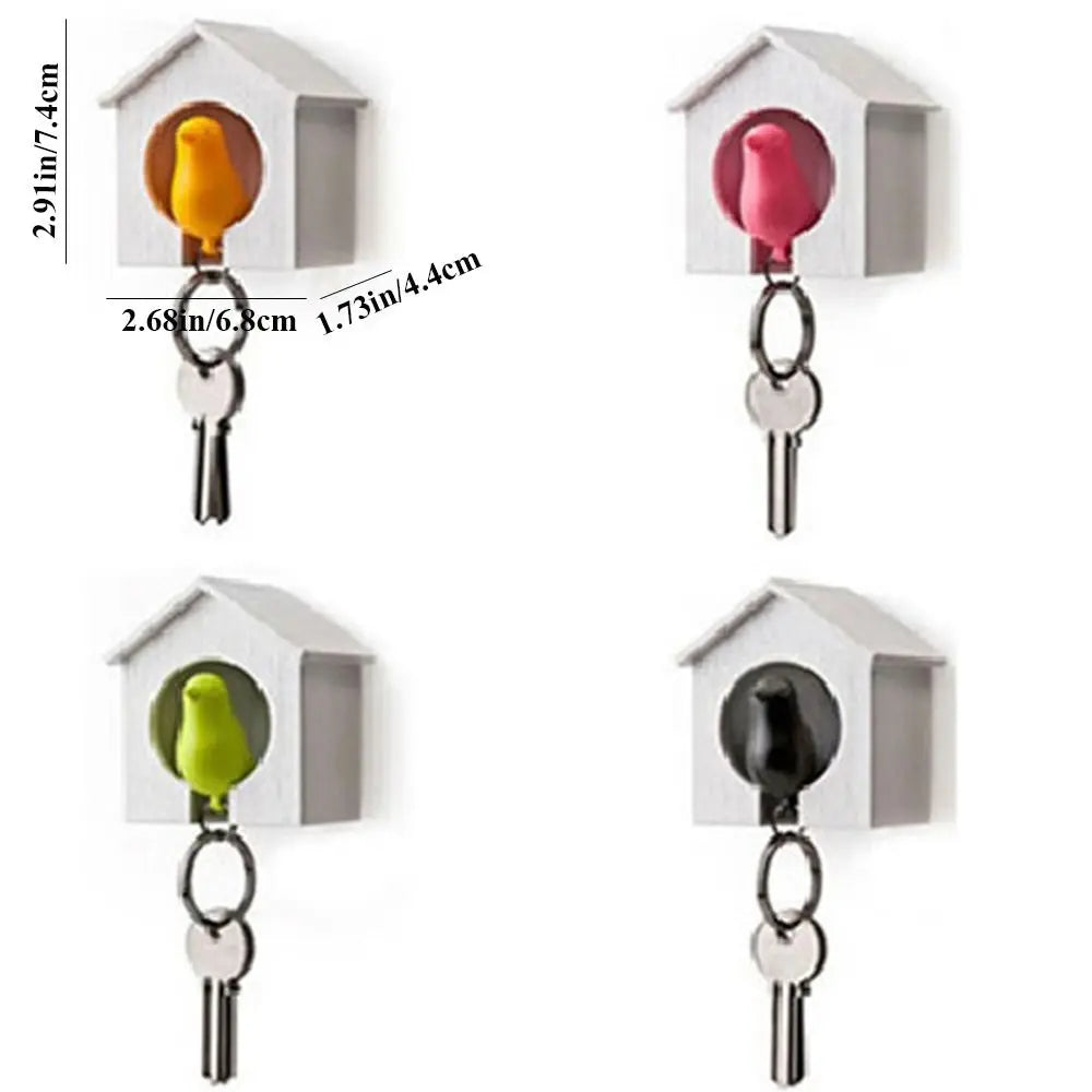 Single Magnetic BirdHouse Key Holder